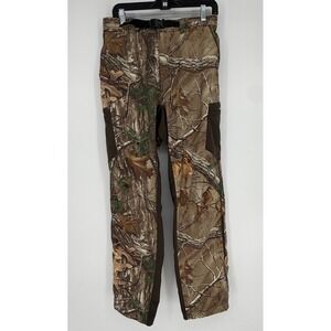 GSX Mens Realtree Xtra Camo Hunting Pants Leg Zippers Medium 16M-WV513F13